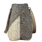 Chanel Grey Tweed Cambon Line Tote Bag 2004