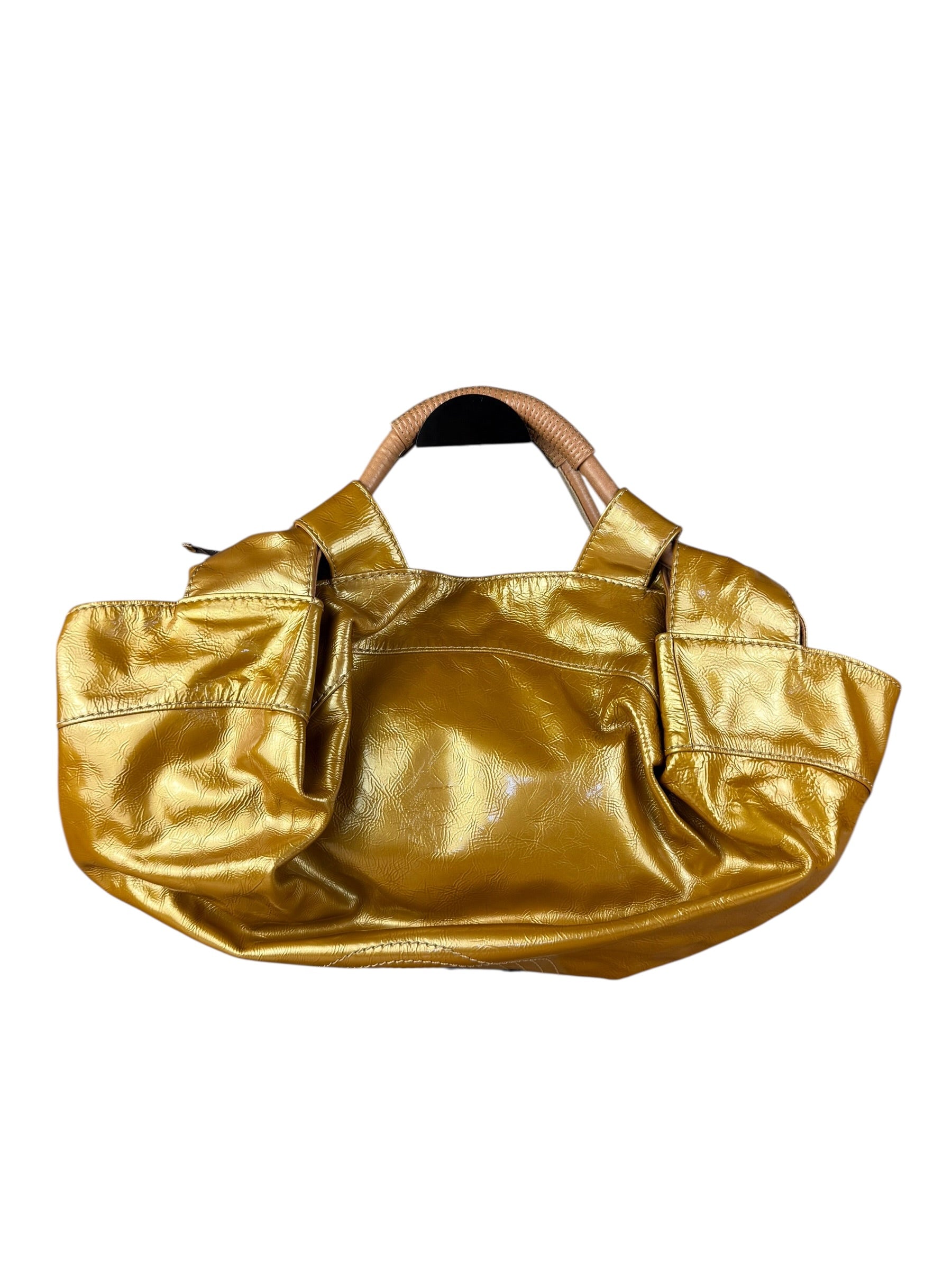 Loewe Metallic Gold Nappa Aire Handbag