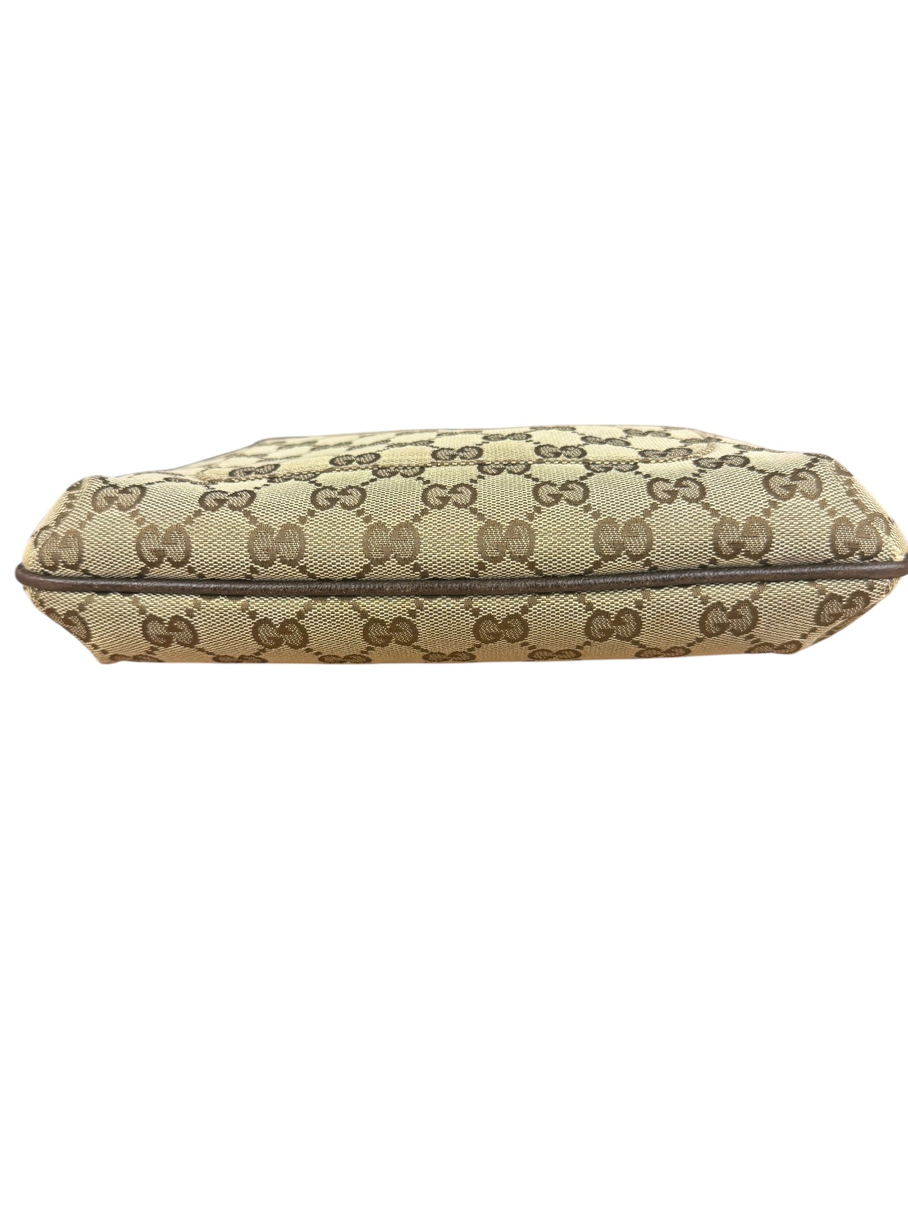 Gucci GG Vintage Beige/Brown Canvas Crossbody Bag