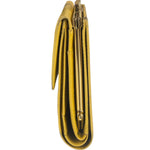 Yves Saint Laurent Yellow Leather Square Compact Wallet