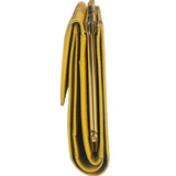 Yves Saint Laurent Yellow Leather Square Compact Wallet