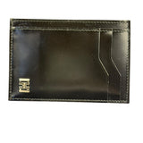Salvatore Ferragamo Black Leather Card Holder