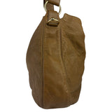 Gucci Tan Brown Leather Wave Hobo Bag