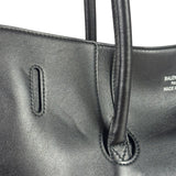 Balenciaga Black Leather Bel Air Carry Carry All Large Tote