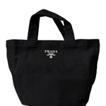 Prada Beauty Black Canvas Novelty Mini Tote