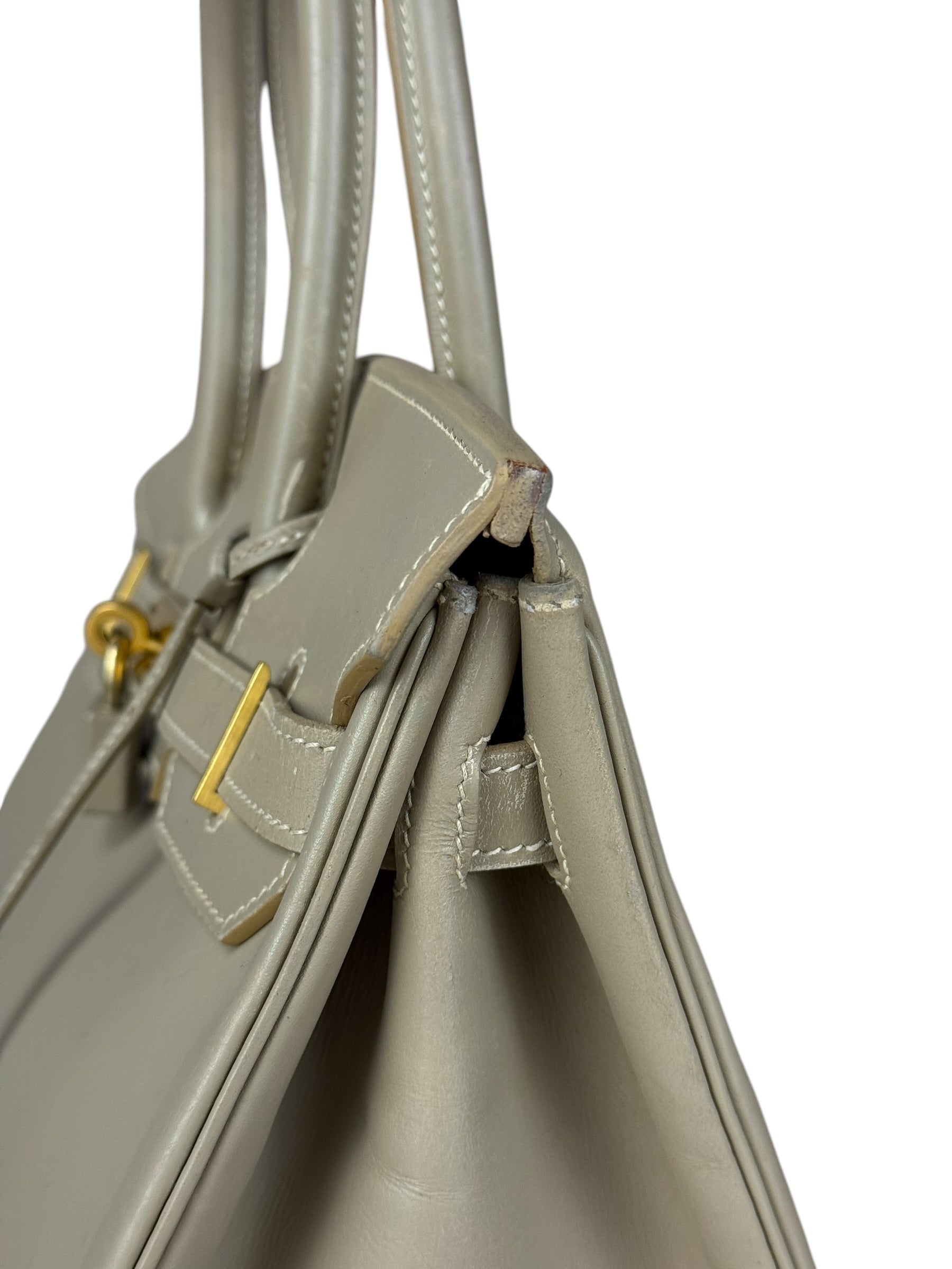 Hermes Birkin 30 Argile Box Brushed Gold 2003