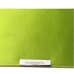 Dolce & Gabbana Lime Green Satin Clutch