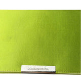 Dolce & Gabbana Lime Green Satin Clutch