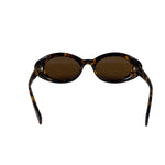 Miu Miu Tortoiseshell Oval Sunglasses SMU B09