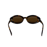 Miu Miu Tortoiseshell Oval Sunglasses SMU B09