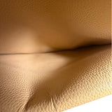 Chanel Beige Quilted Caviar Double Flap 2009