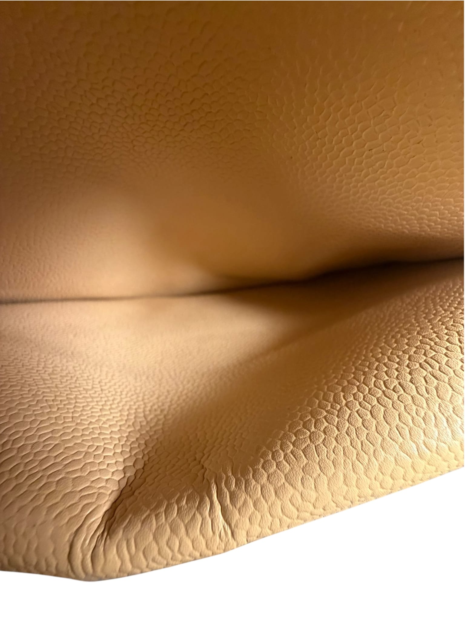 Chanel Beige Quilted Caviar Double Flap 2009
