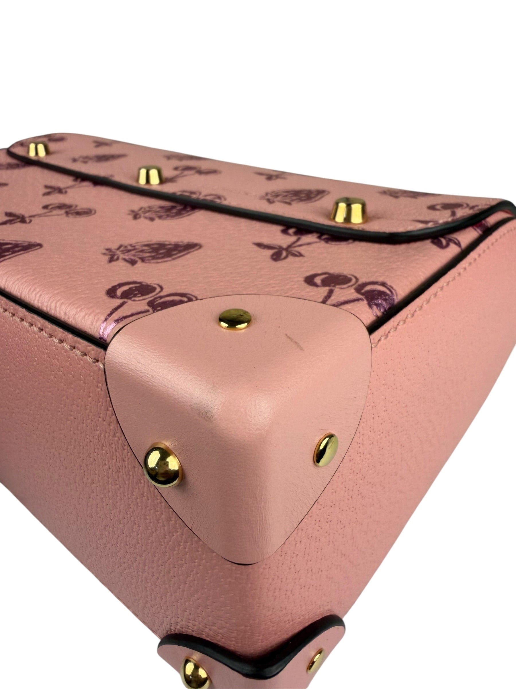 Gucci Valentines Day Padlock Bamboo Handle Handbag