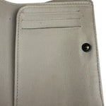 Loewe Muted Slate Blue Leather Monogram Debossed Anagram Wallet