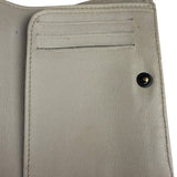 Loewe Muted Slate Blue Leather Monogram Debossed Anagram Wallet