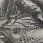Prada Black Nylon Boston Travel Bag