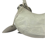 Balenciaga White Lambskin Le Cagole Shoulder Bag