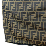 Fendi Vintage Zucca Canvas Collapsible Shoulder Bag