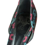 Gucci Vintage Horsebit Open Toe Pumps