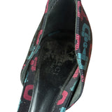 Gucci Vintage Horsebit Open Toe Pumps