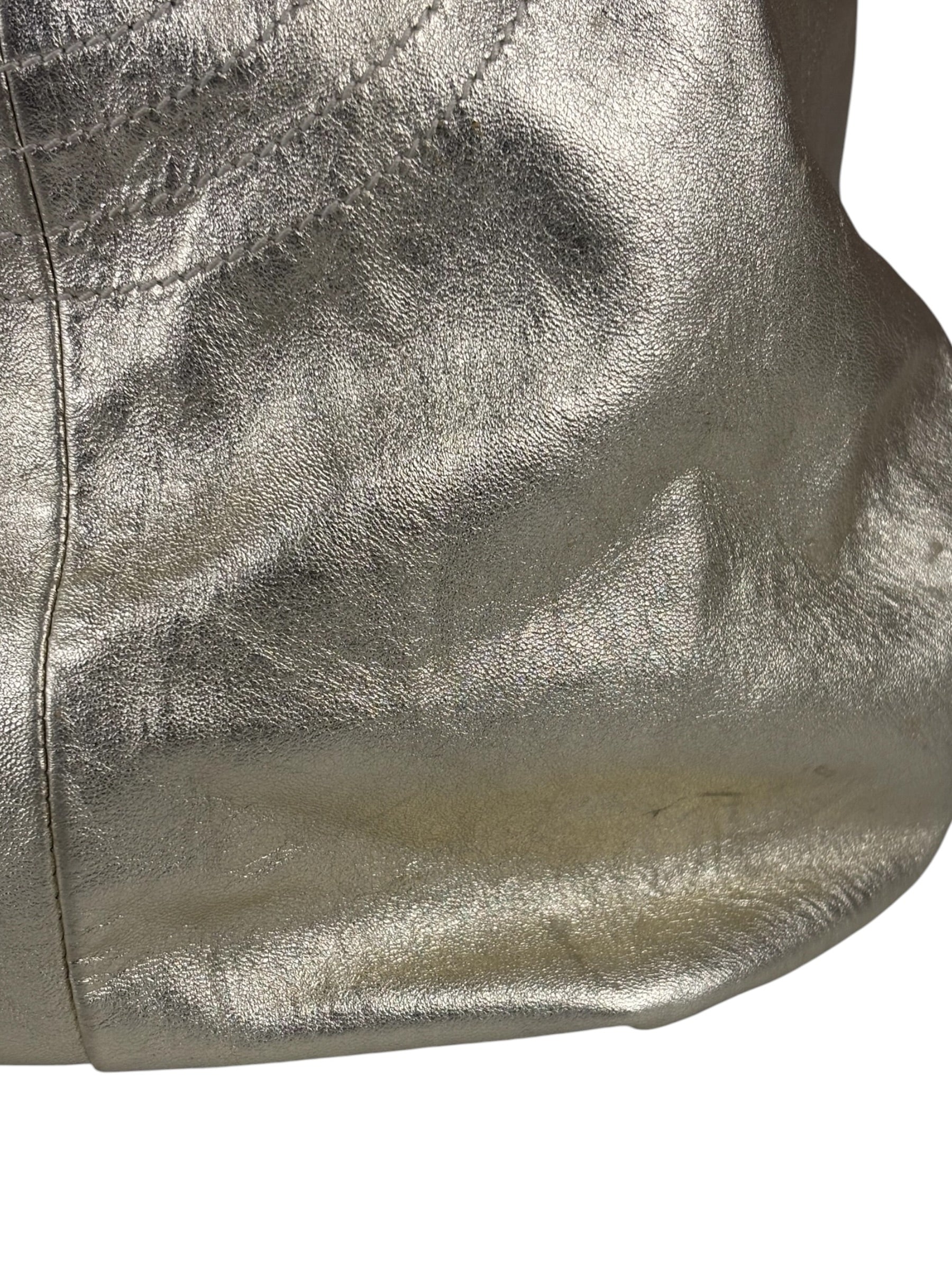 Loewe Gold/Bronze Leather Nappa Aire Handbag