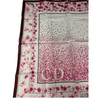 Christian Dior Vintage Floral Print Silk Handkerchief/Scarf