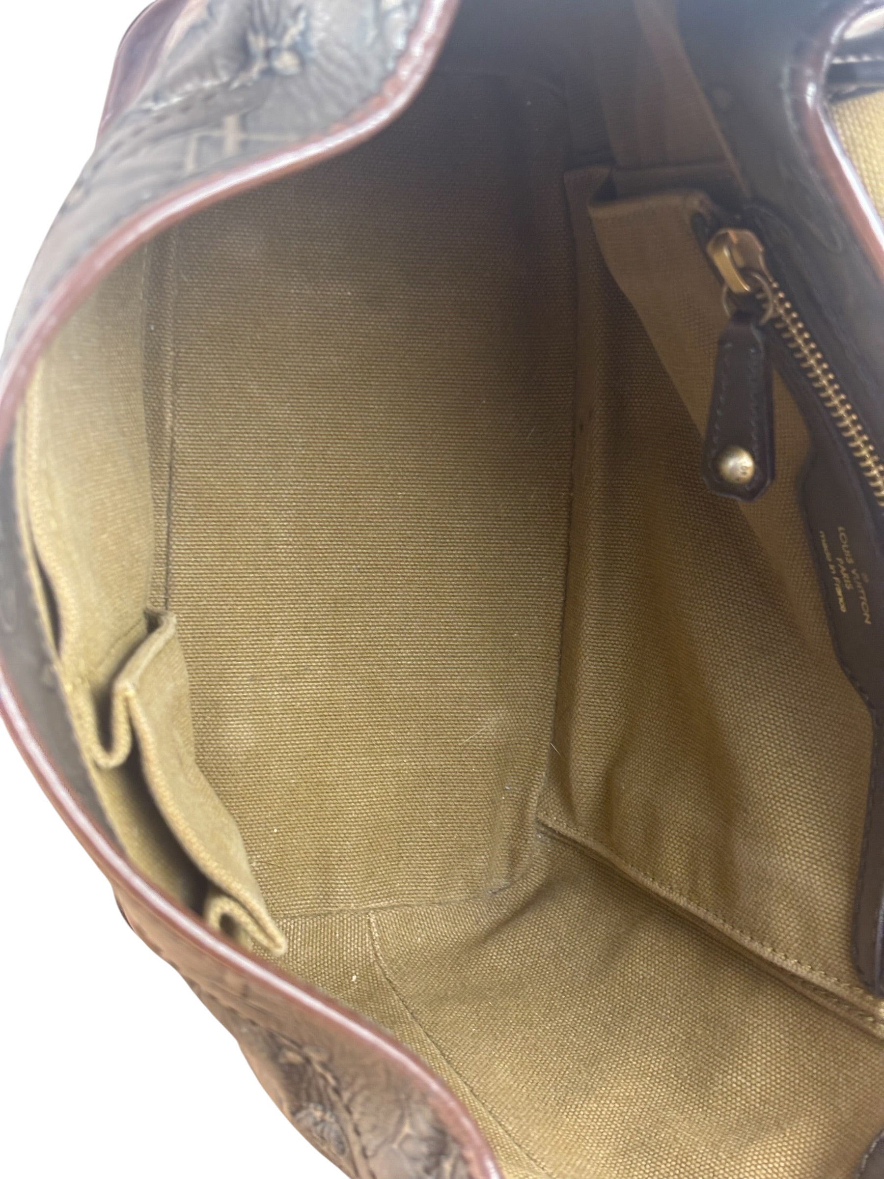Louis Vuitton Metallic Bronze Embossed Sergeant PM Shoulder Bag