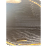 Prada Black Patent Leather Bonnie Medium Two-Way Bag