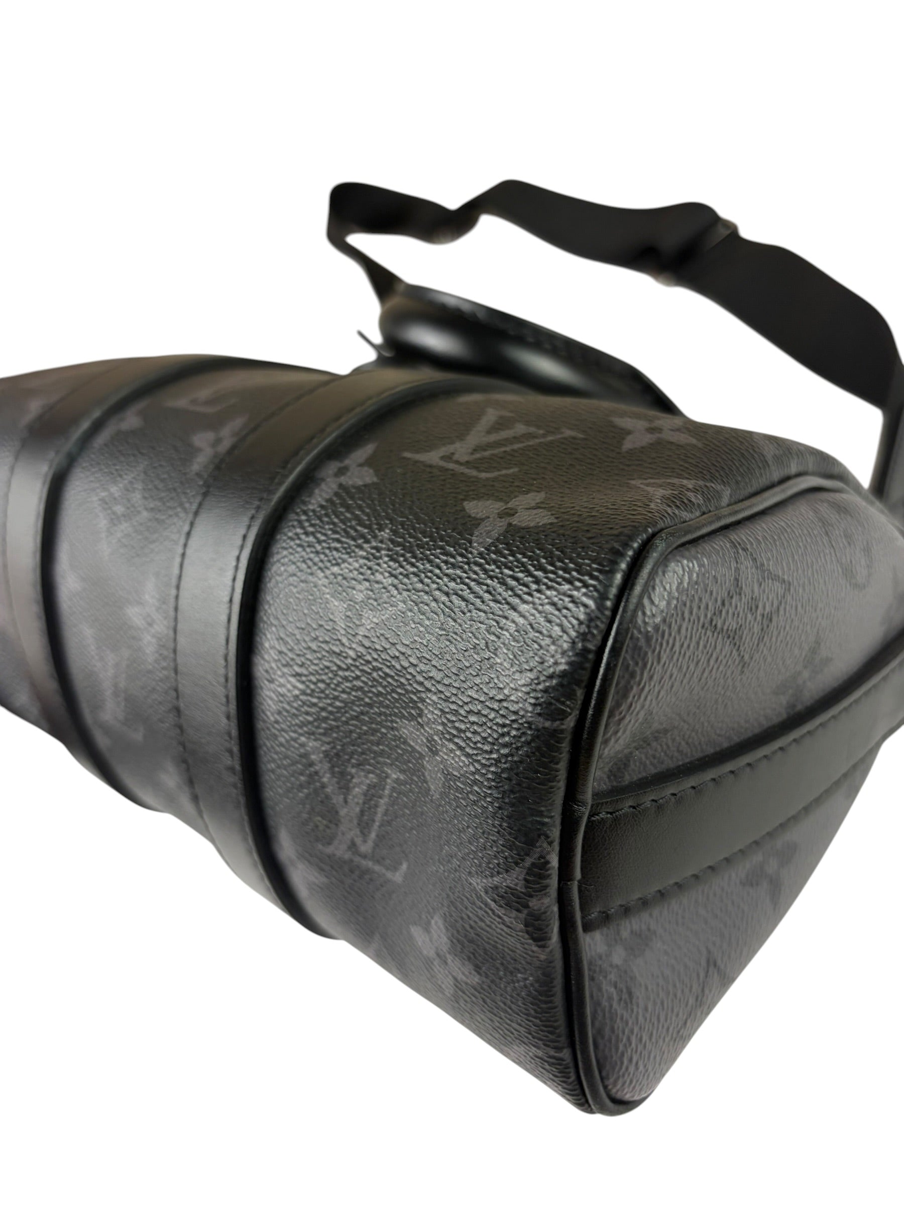 Louis Vuitton Grey Monogram Keepall Bandoulière 25
