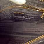 Prada Black Bonnie Calfskin Shoulder Bag