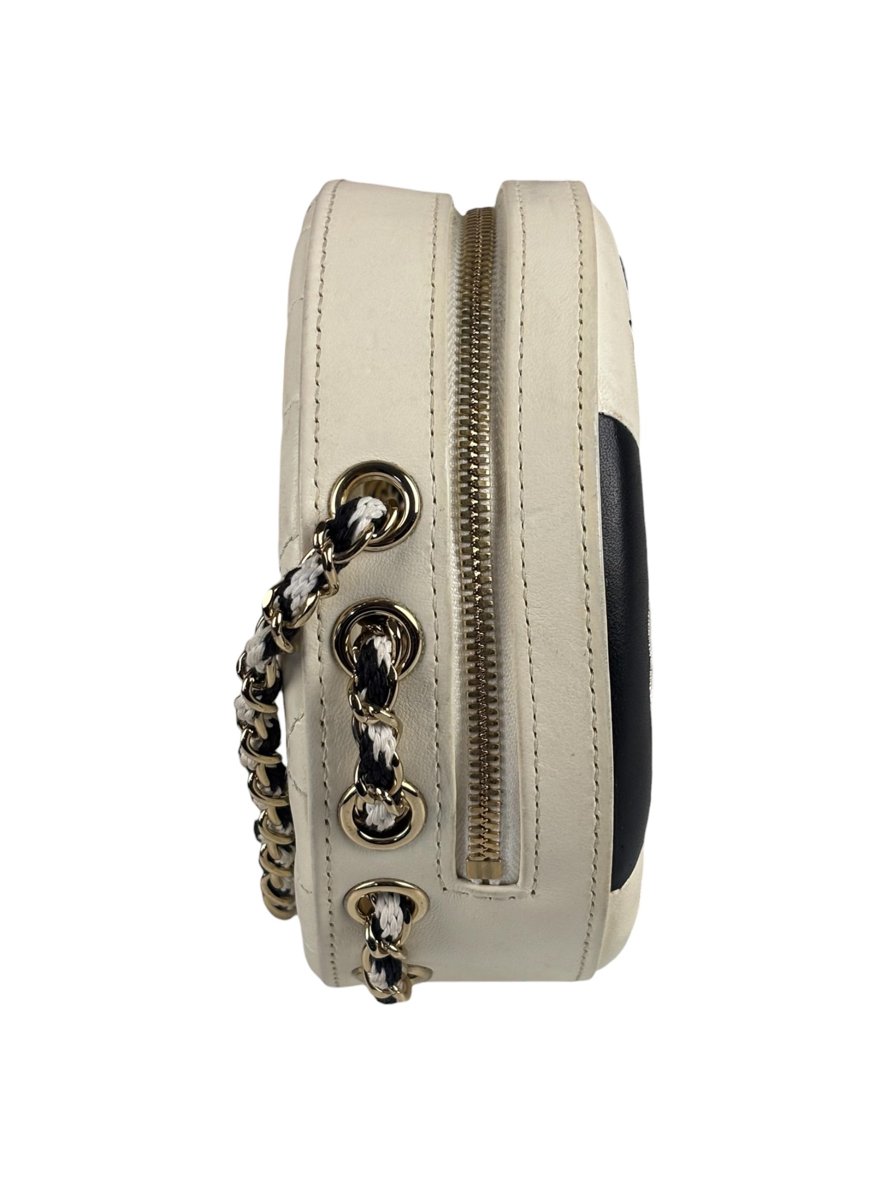 Chanel Limited Edition Lifesaver Round Crossbody Black 2017