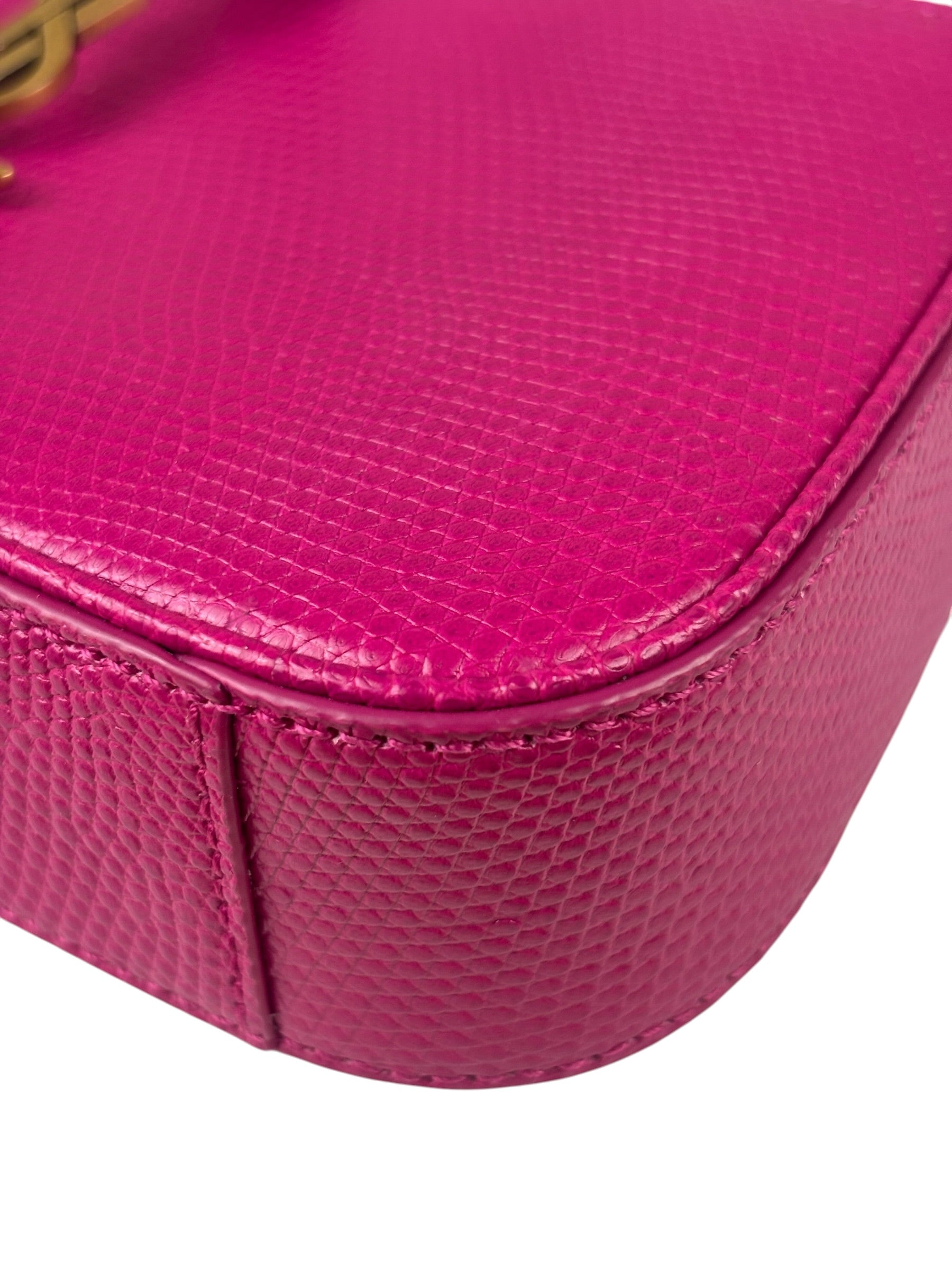 Yves Saint Laurent Pink Leather 5 Á 7 Mini Hobo Bag