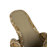 Bottega Veneta Raffia Intreccio Sandals