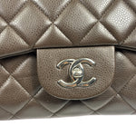 Chanel Chocolate Brown Caviar Quilted Flap Bag 2009