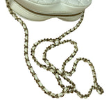 Chanel CC In Love White Quilted Leather Heart Bag 2022
