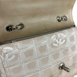 Chanel Vintage Beige Travel Line Classic Flap 2001