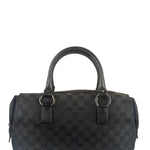 Gucci Black GG Canvas Monogram Hand Bag