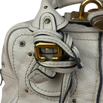 Chloé Ivory Leather Mini Paddington Handbag