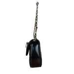 Gucci Black Leather Bamboo Night Small Clutch/Pochette