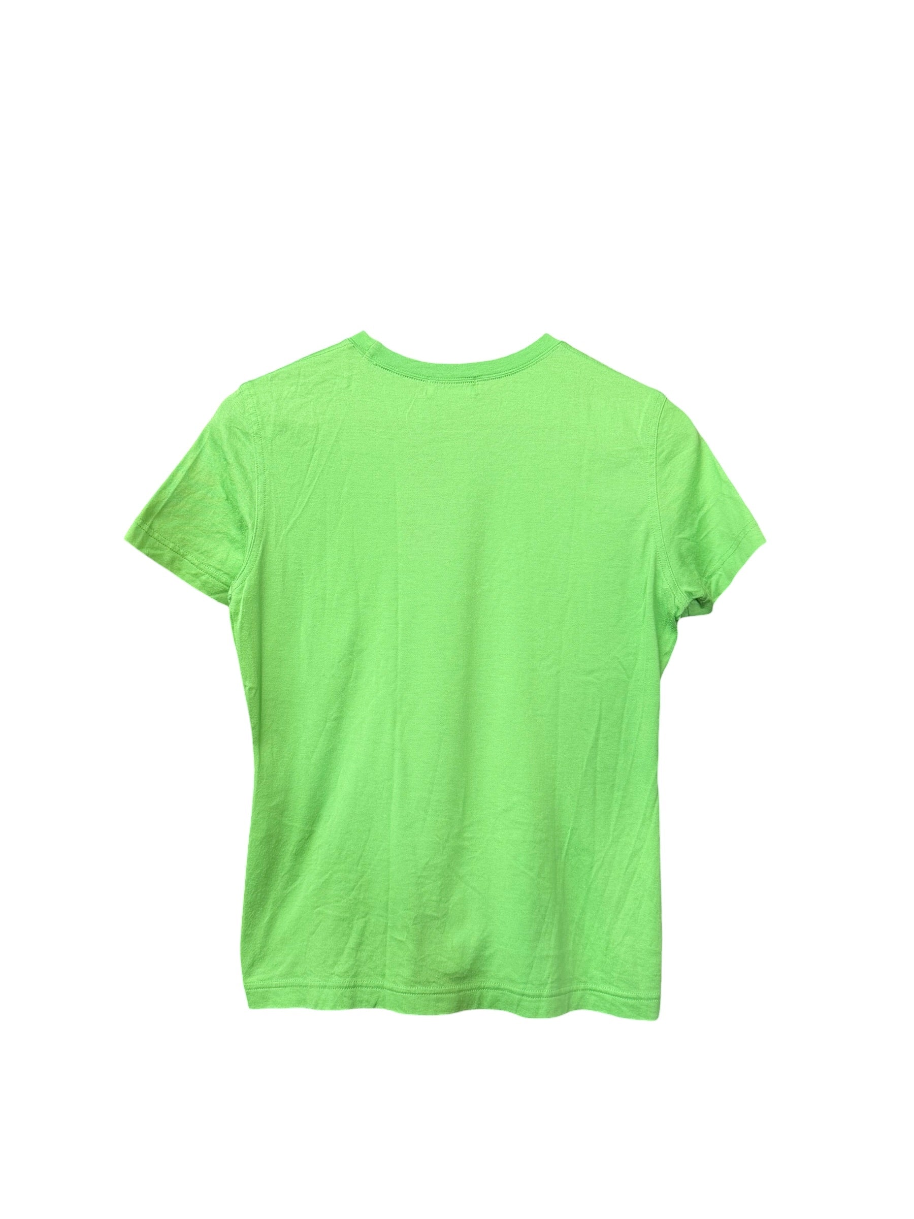 YSL Vintage Green Multi Logo Baby Tee