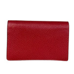 Gucci Red Leather Dionysus Super Mini Chain Crossbody Bag
