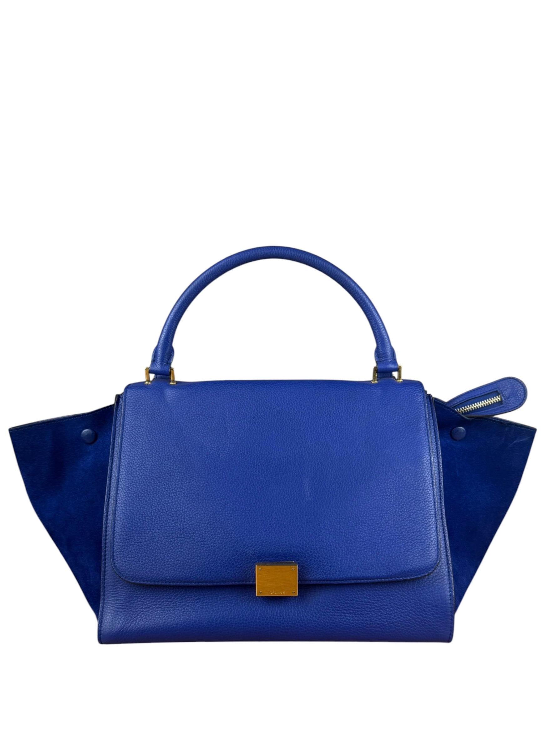 Celine Blue Trapeze Two-Way Bag