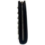Saint Laurent Black Studded Long Wallet