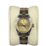 Rolex Oyster Perpetual 2 Tone Champagne Dial 1990