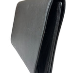 Yves Saint Laurent Black Leather Flap Clutch