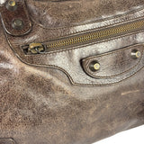 Balenciaga Brown Leather Medium Le City Two-Way Bag