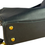 Balenciaga Medium Rodeo Leather 2Way Handbag Black