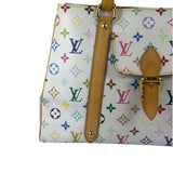 Louis Vuitton White Murakami Aurelia MM Tote Bag