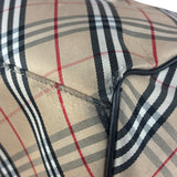 Burberry Vintage Blue Label Nova Check Multi-Pocket Nylon Tote Bag