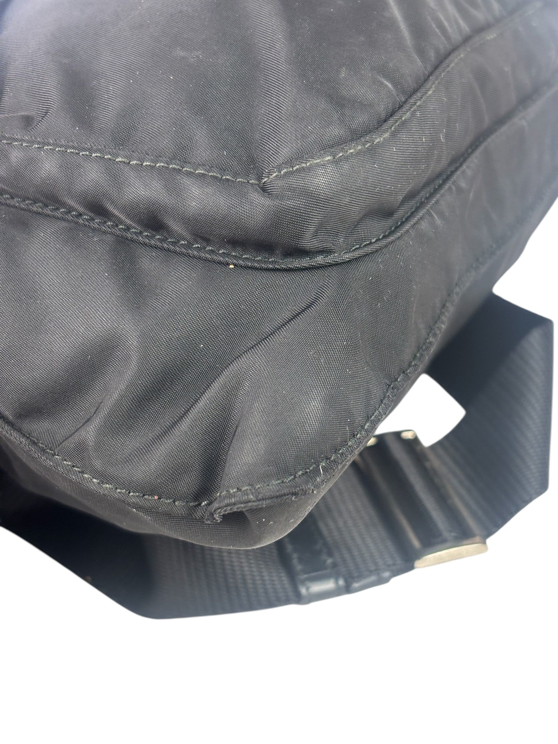 Prada Vintage Nylon Pouch Messenger Bag